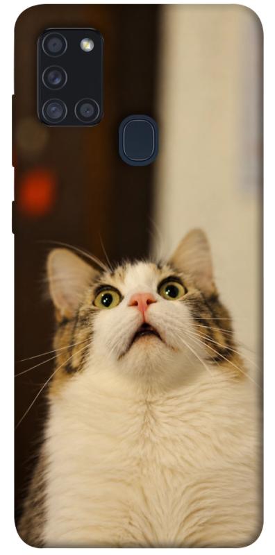 Чехол itsPrint Shocked Cat для Samsung Galaxy A21s, armored, купить оптом с доставкой