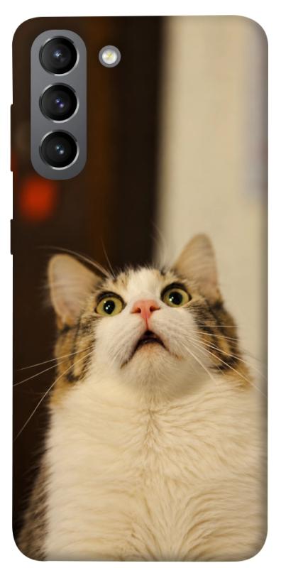 Чохол itsPrint Shocked Cat для Samsung Galaxy S21, armored, купити оптом з доставкою