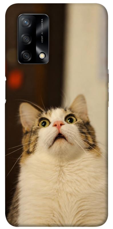 Чехол itsPrint Shocked Cat для Oppo A74 4G, armored, купить оптом с доставкой