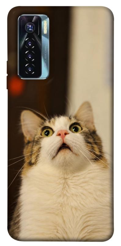 Чохол itsPrint Shocked Cat для TECNO Camon 17 Pro, armored, купити оптом з доставкою