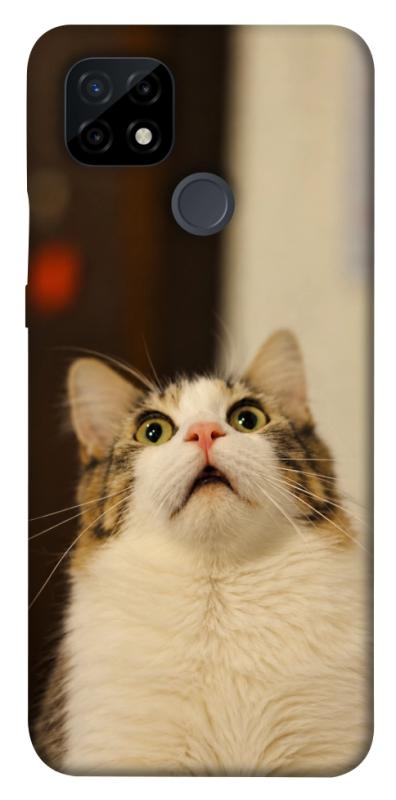 Чехол itsPrint Shocked Cat для Realme C21, armored, купить оптом с доставкой