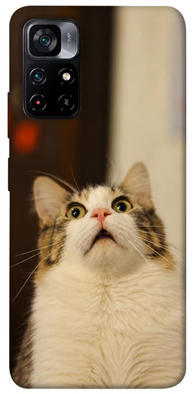 Чехол itsPrint Shocked Cat для Xiaomi Poco M4 Pro 5G, armored, купить оптом с доставкой