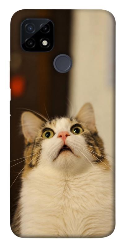Чехол itsPrint Shocked Cat для Realme C21Y, armored, купить оптом с доставкой
