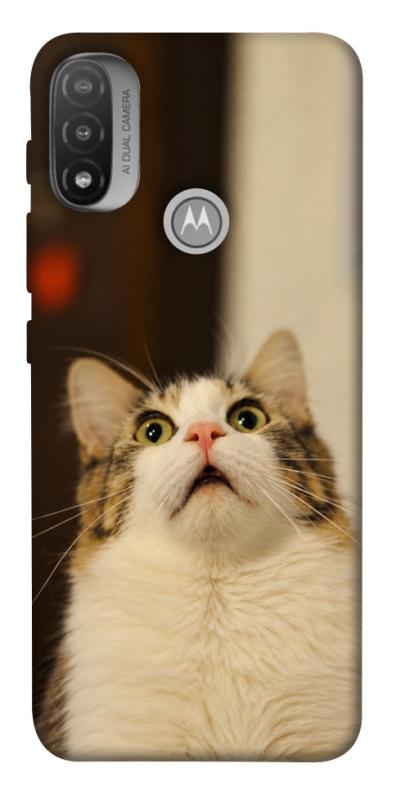 Чехол itsPrint Shocked Cat для Motorola Moto E20, armored, купить оптом с доставкой
