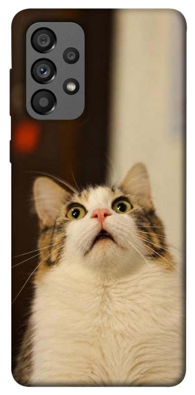 Чохол itsPrint Shocked Cat для Samsung Galaxy A73 5G, armored, купити оптом з доставкою