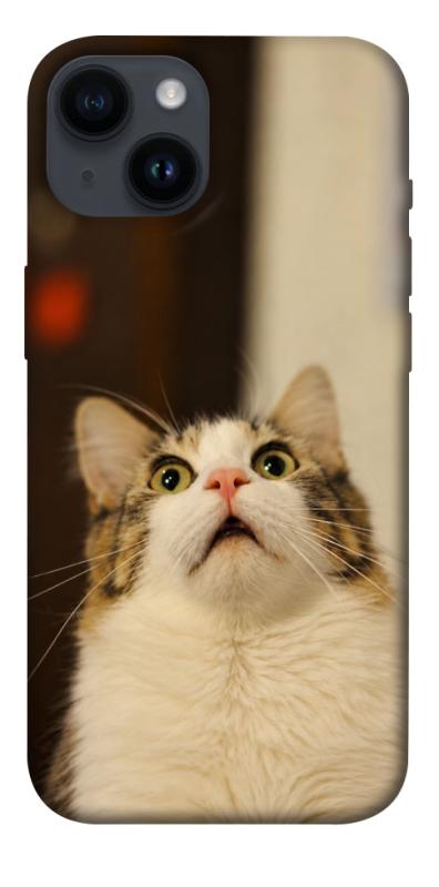 Чехол itsPrint Shocked Cat для Apple iPhone 14 (6.1"), armored, купить оптом с доставкой