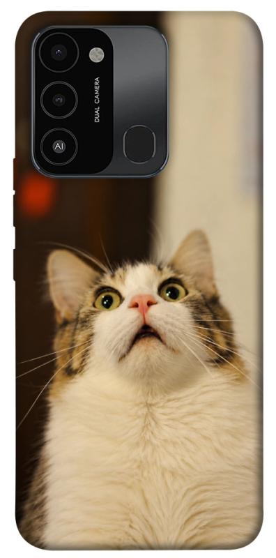 Чехол itsPrint Shocked Cat для TECNO Spark 8C, armored, купить оптом с доставкой