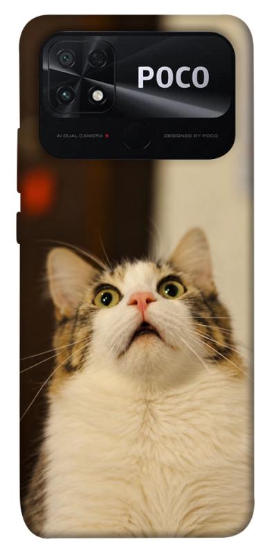 Чехол itsPrint Shocked Cat для Xiaomi Poco C40, armored, купить оптом с доставкой