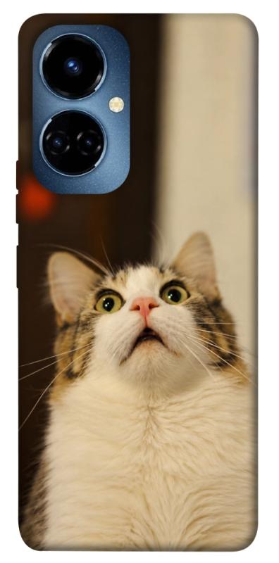 Чохол itsPrint Shocked Cat для TECNO Camon 19 (CI6n) / 19 Pro (CI8n), armored, купити оптом з доставкою