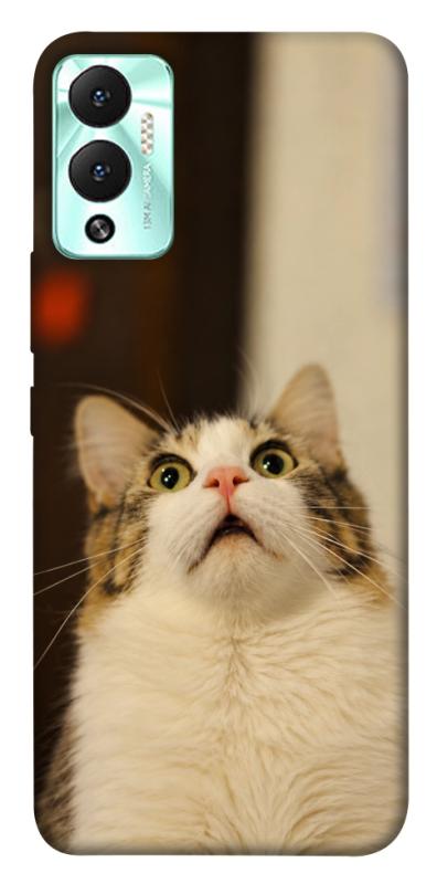 Чехол itsPrint Shocked Cat для Infinix Hot 12 Play, armored, купить оптом с доставкой