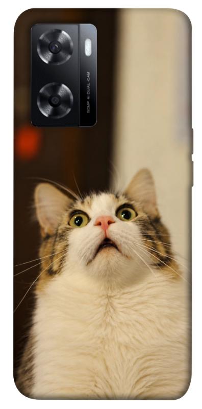 Чехол itsPrint Shocked Cat для Oppo A57s, armored, купить оптом с доставкой