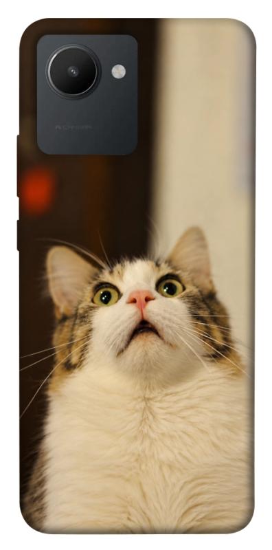 Чохол itsPrint Shocked Cat для Realme C30s, armored, купити оптом з доставкою