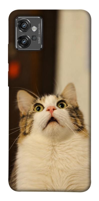 Чехол itsPrint Shocked Cat для Motorola Moto G32, armored, купить оптом с доставкой