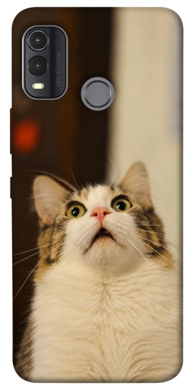 Чохол itsPrint Shocked Cat для Nokia G11 Plus, armored, купити оптом з доставкою