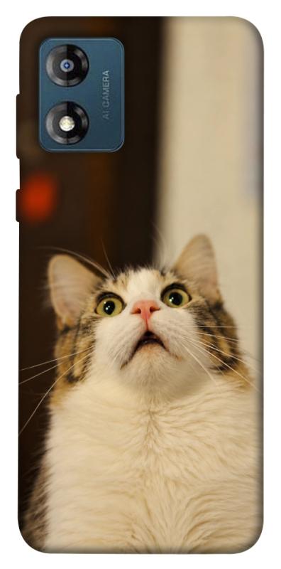 Чехол itsPrint Shocked Cat для Motorola Moto E13, armored, купить оптом с доставкой