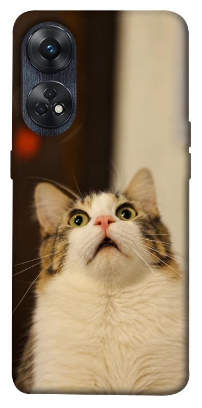 Чохол itsPrint Shocked Cat для Oppo Reno 8 T 4G, armored, купити оптом з доставкою