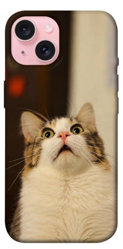 Чохол itsPrint Shocked Cat для Apple iPhone 15 (6.1"), armored, купити оптом з доставкою