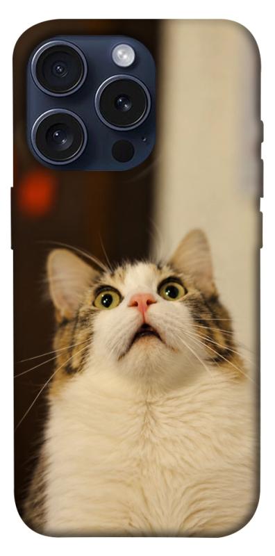 Чохол itsPrint Shocked Cat для Apple iPhone 15 Pro (6.1"), armored, купити оптом з доставкою