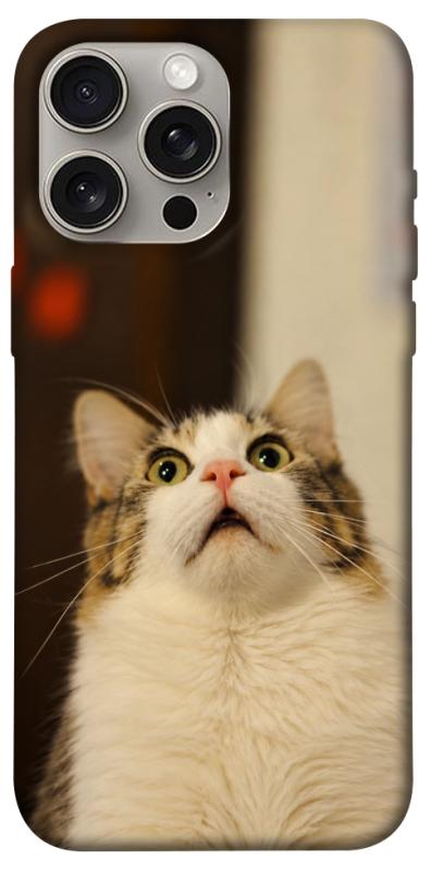 Чохол itsPrint Shocked Cat для Apple iPhone 15 Pro Max (6.7"), armored, купити оптом з доставкою