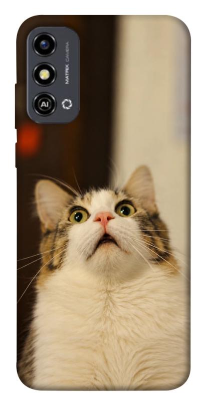 Чохол itsPrint Shocked Cat для ZTE Blade A53, armored, купити оптом з доставкою
