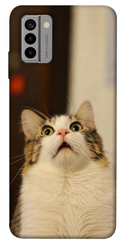 Чохол itsPrint Shocked Cat для Nokia G22, armored, купити оптом з доставкою