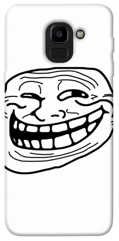 Чехол itsPrint Trollface для Samsung J600F Galaxy J6 (2018), armored, купить оптом с доставкой