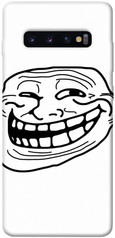 Чохол itsPrint Trollface для Samsung Galaxy S10+, armored, купити оптом з доставкою