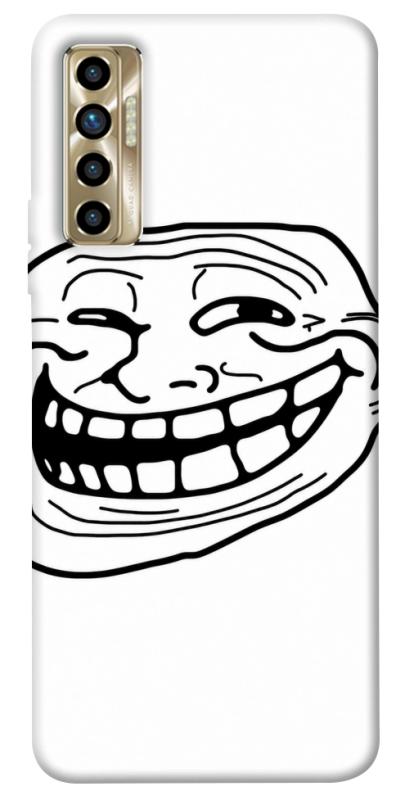 Чехол itsPrint Trollface для TECNO Camon 17P, armored, купить оптом с доставкой
