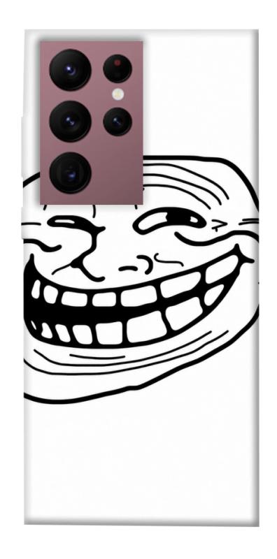 Чохол itsPrint Trollface для Samsung Galaxy S22 Ultra, armored, купити оптом з доставкою