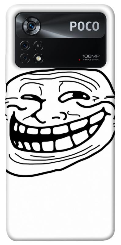 Чохол itsPrint Trollface для Xiaomi Poco X4 Pro 5G, armored, купити оптом з доставкою
