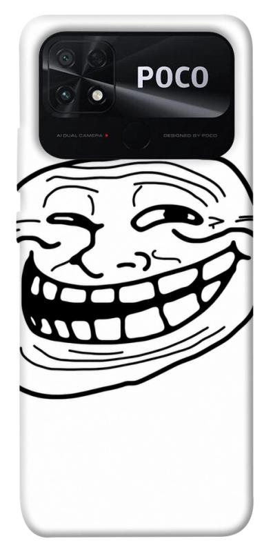 Чехол itsPrint Trollface для Xiaomi Poco C40, armored, купить оптом с доставкой
