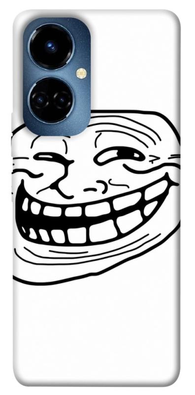 Чохол itsPrint Trollface для TECNO Camon 19 (CI6n) / 19 Pro (CI8n), armored, купити оптом з доставкою