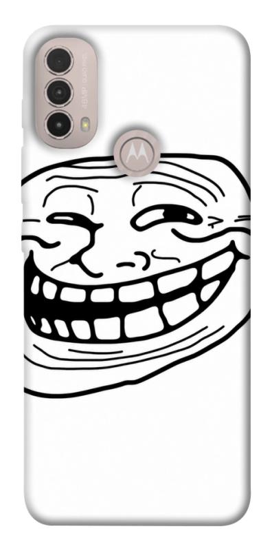 Чохол itsPrint Trollface для Motorola Moto E40, armored, купити оптом з доставкою