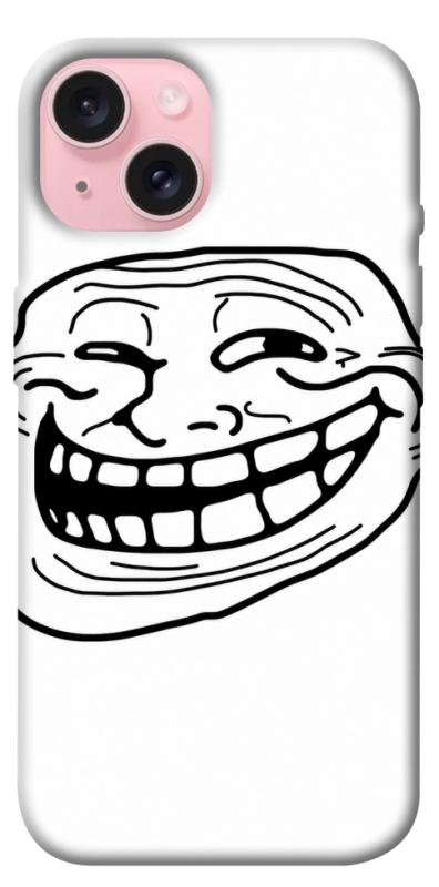 Чохол itsPrint Trollface для Apple iPhone 15 (6.1"), armored, купити оптом з доставкою