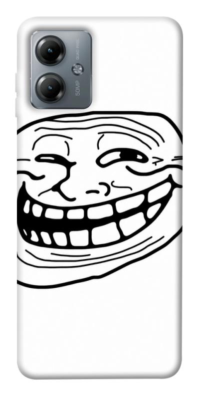 Чехол itsPrint Trollface для Motorola Moto G14, armored, купить оптом с доставкой