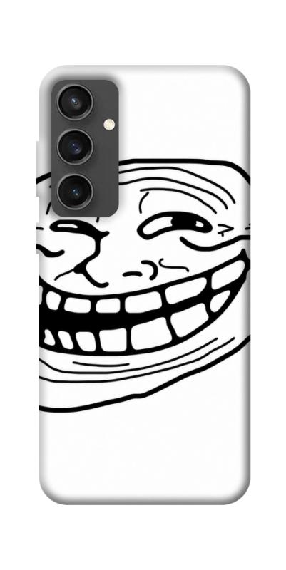 Чохол itsPrint Trollface для Samsung Galaxy S24 FE, armored, купити оптом з доставкою