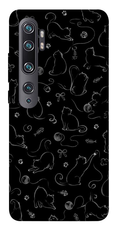 Чехол itsPrint Котячі силуети для Xiaomi Mi Note 10 / Note 10 Pro / Mi CC9 Pro, armored, купить оптом с доставкой