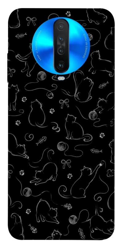 Чехол itsPrint Котячі силуети для Xiaomi Redmi K30, armored, купить оптом с доставкой