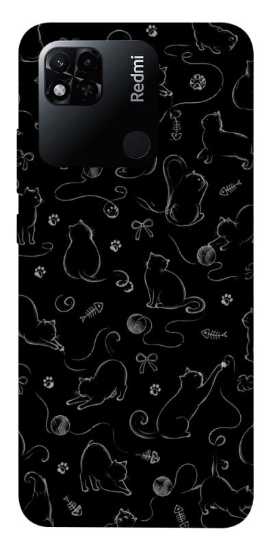 Чехол itsPrint Котячі силуети для Xiaomi Redmi 10A, armored, купить оптом с доставкой