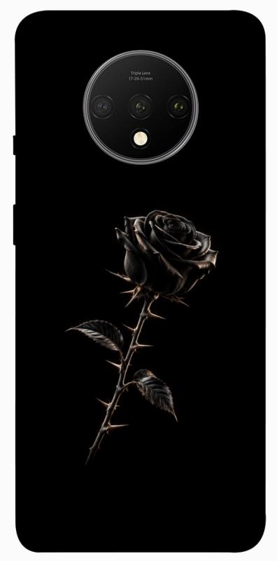Чехол itsPrint Чорна троянда для OnePlus 7T, armored, купить оптом с доставкой