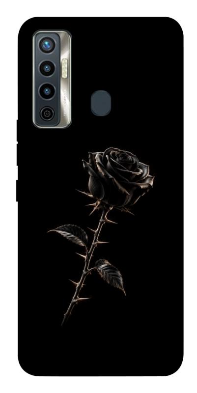 Чехол itsPrint Чорна троянда для TECNO Camon 17 Pro, armored, купить оптом с доставкой