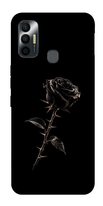 Чехол itsPrint Чорна троянда для TECNO Spark 7, armored, купить оптом с доставкой