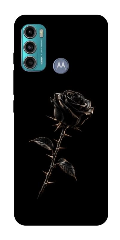 Чехол itsPrint Чорна троянда для Motorola Moto G60, armored, купить оптом с доставкой