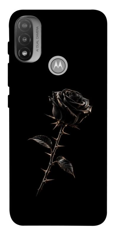 Чехол itsPrint Чорна троянда для Motorola Moto E20, armored, купить оптом с доставкой