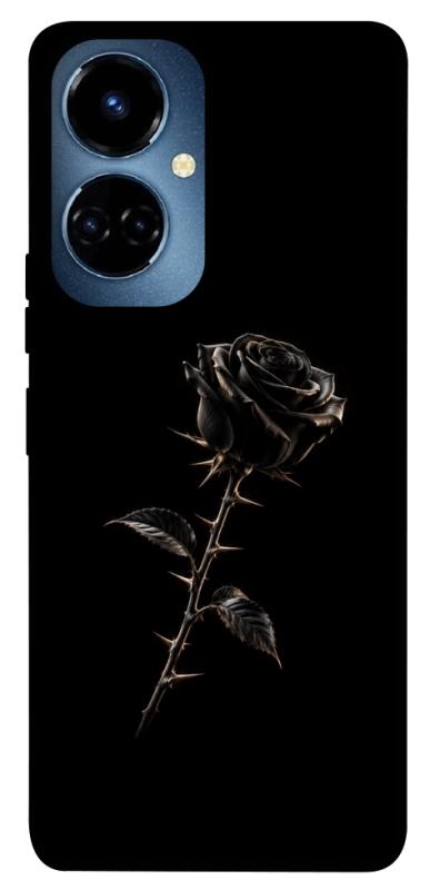Чехол itsPrint Чорна троянда для TECNO Camon 19 (CI6n) / 19 Pro (CI8n), armored, купить оптом с доставкой