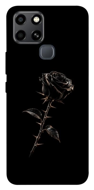 Чехол itsPrint Чорна троянда для Infinix Smart 6, armored, купить оптом с доставкой