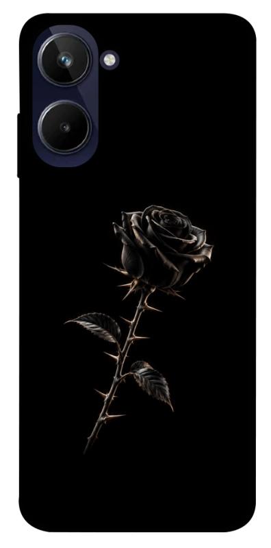Чехол itsPrint Чорна троянда для Realme 10 4G, armored, купить оптом с доставкой