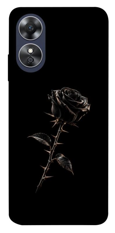 Чехол itsPrint Чорна троянда для Oppo A17, armored, купить оптом с доставкой