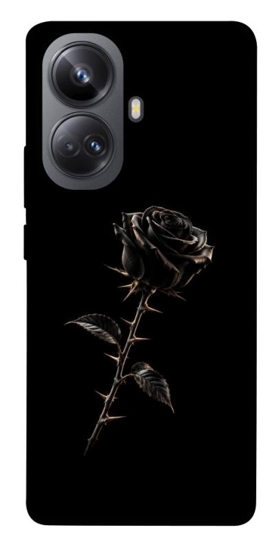 Чехол itsPrint Чорна троянда для Realme 10 Pro+, armored, купить оптом с доставкой