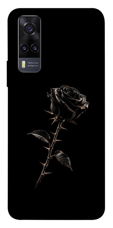 Чехол itsPrint Чорна троянда для Vivo Y31, armored, купить оптом с доставкой